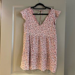 A&F Pink floral dress